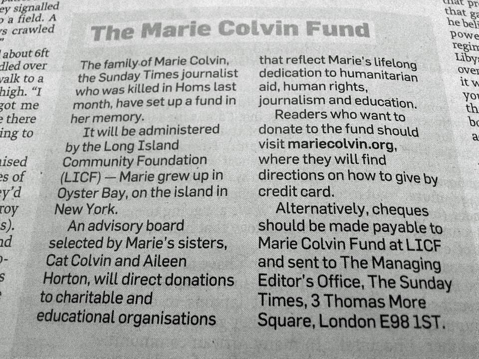 Marie Colvin